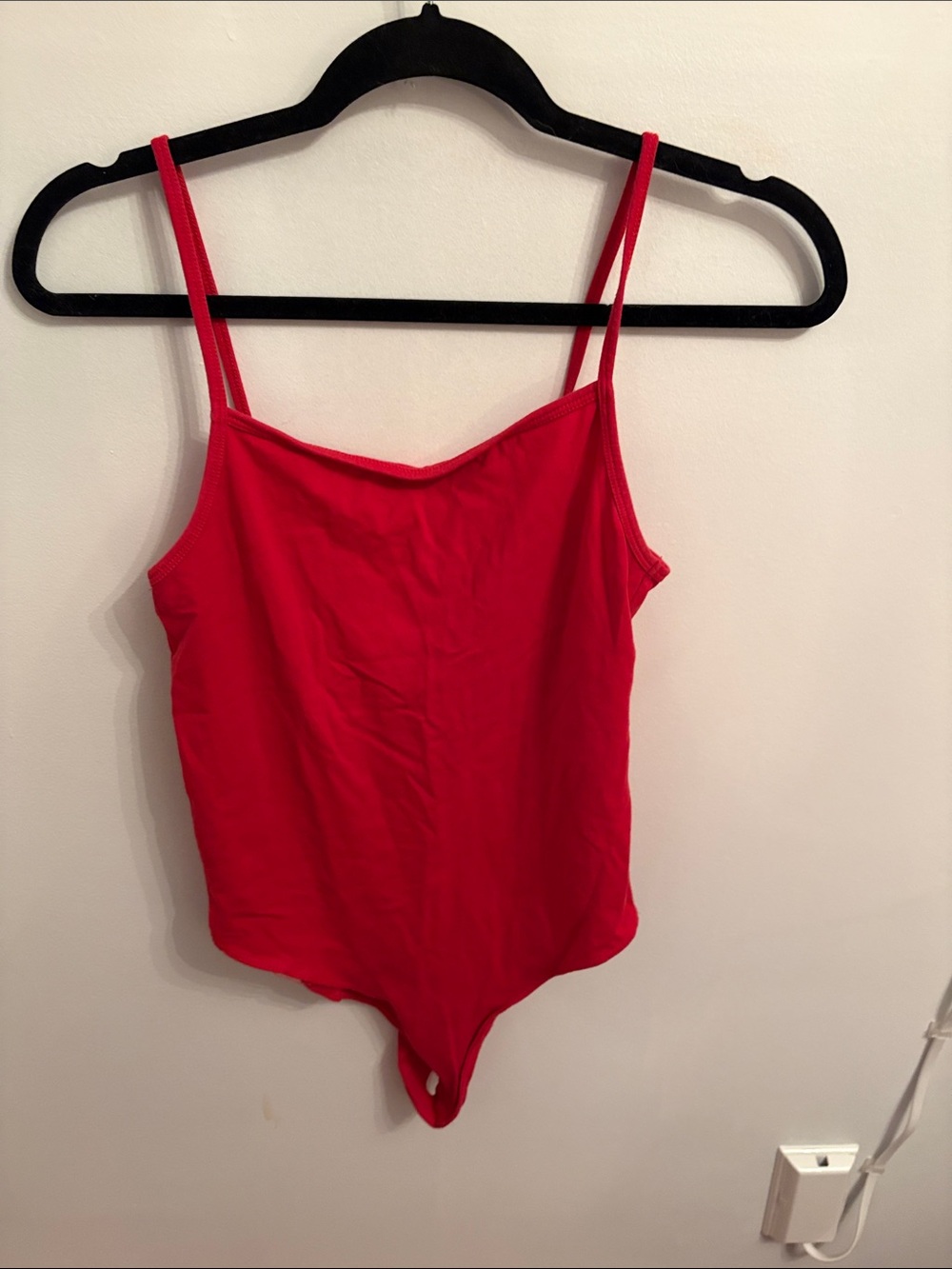 Forever 21 Red Girls Spaghetti Strap Bodysuit